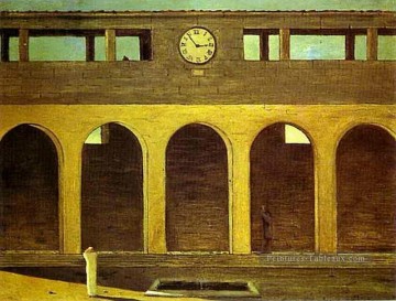  Chirico Peintre - l’énigme de l’heure 1911 Giorgio de Chirico surréalisme métaphysique